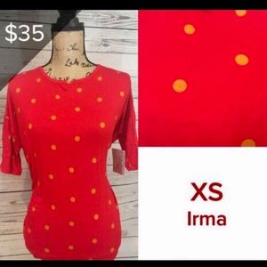 NWT LuLaRoe XS Irma shirt tunic